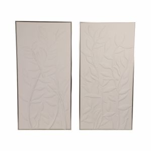 GLENNSTONE SET OF 2 WHITE ART 49 (IN) 1