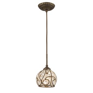 Elizabethan 6'' Wide 1-Light Mini Pendant - Dark Bronze 1