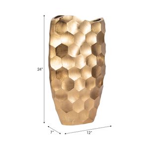 NOVALAND GOLD VASE 24 (IN) 9