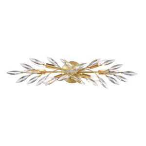 Flora Grace 28.75'' Wide 6-Light Vanity Light - Champagne Gold 1