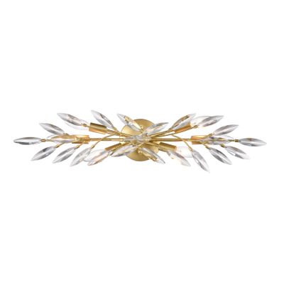 Flora Grace 28.75'' Wide 6-Light Vanity Light - Champagne Gold