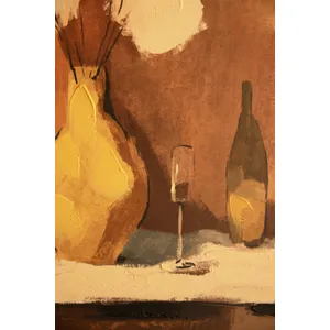Framed Table and Chair Still-Life Painting 5