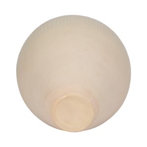 DRAKE IVORY GLASS VASE 19 (IN) 7
