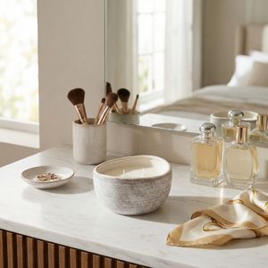 BLAINESTONE MAGNOLIA & LILY CANDLE 4 (IN) 13