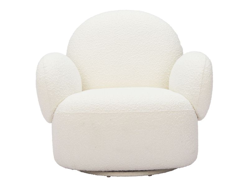 Pilka Swivel Chair White 4
