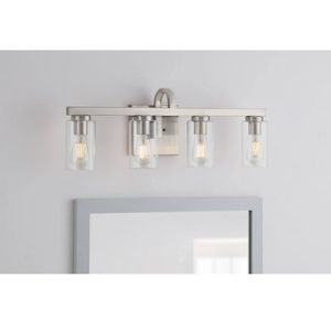 Melina 29'' Wide 4-Light Vanity Light - Brushed Nickel 5