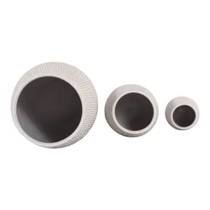 HILTONCLIFF SET OF 3 IVORY PLANTER 10 (IN) 7