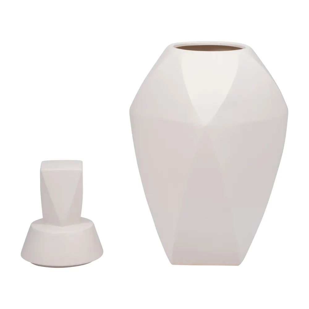 HALTONWORTH WHITE VASE 23 (IN)