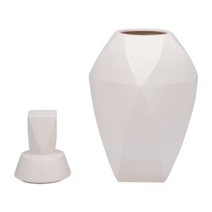 HALTONWORTH WHITE VASE 23 (IN) 5