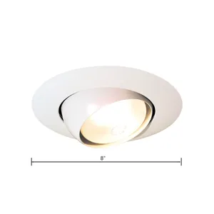 Axis 6'' Wide 1-Light Recessed Trim - Matte White 2
