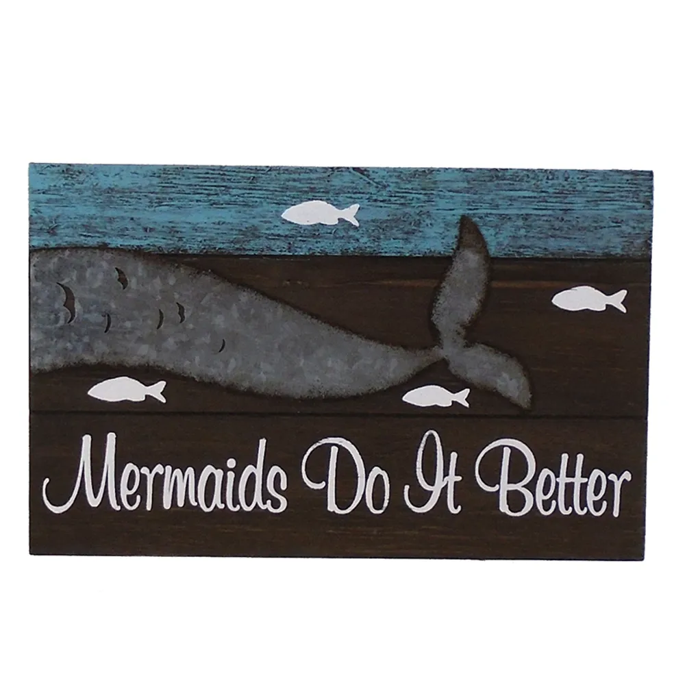 10" MERMAID DO IT BETTER BOX SIGN
