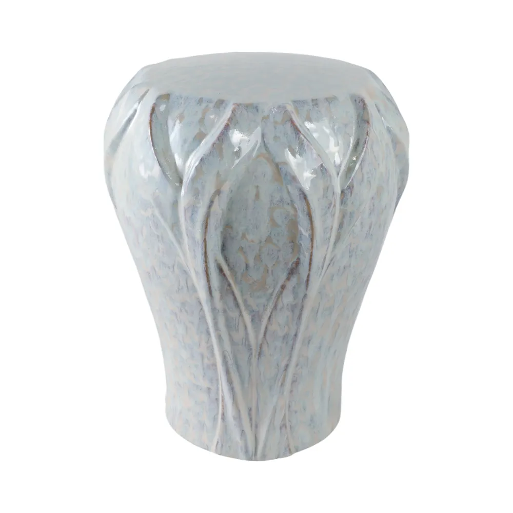 JASPERRUN IVORY GARDEN STOOL 18 (IN)