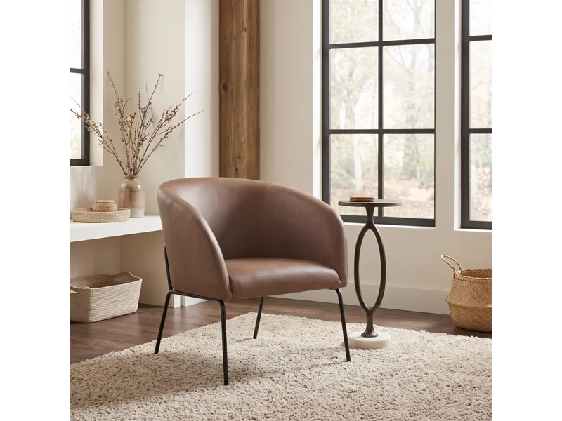 Quinten Accent Chair Vintage Brown 10