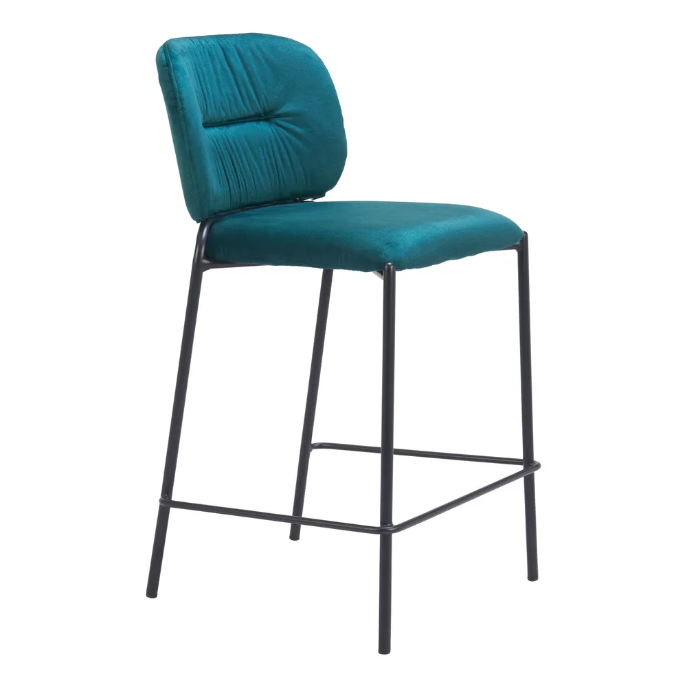 Plat Counter Stool Green