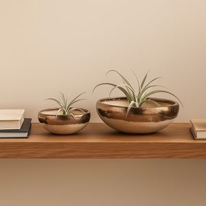 DANFORTHMILL SET OF 2 GRAY BOWLS 5 (IN) 10
