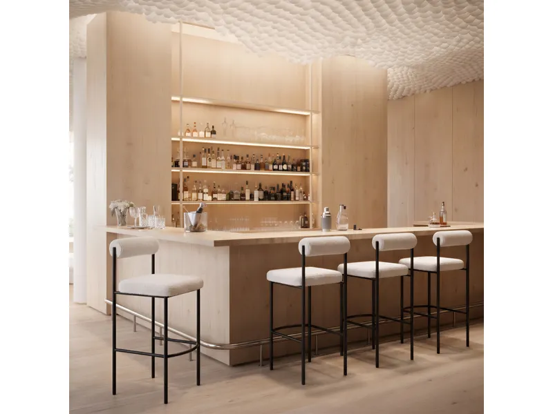 Livorno Barstool Ivory 2