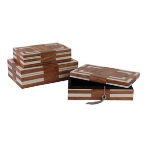 FORRESTCLIFF SET OF 3 IVORY BOXES 4 (IN) 3