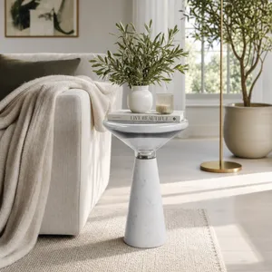 AVARIDGE WHITE TABLE 22 (IN) 9