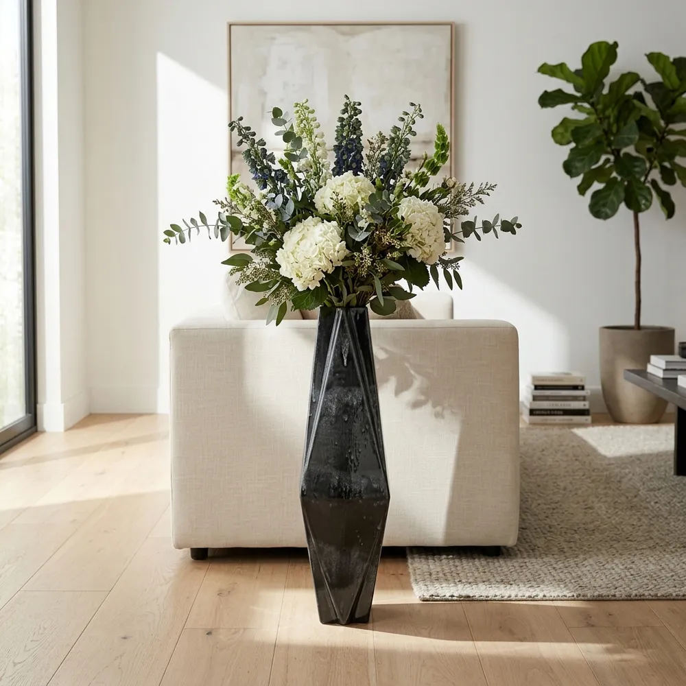 CAXTONCROSS GRAY VASE 33 (IN)