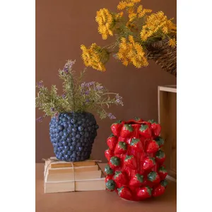 Ceramic Strawberries Vase 4