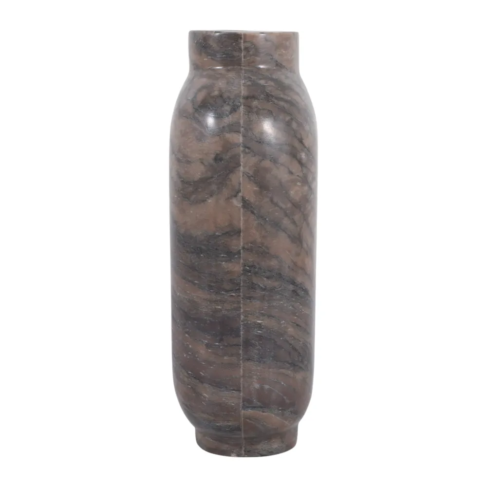 SKYLERBROOK BROWN VASE 9 (IN)