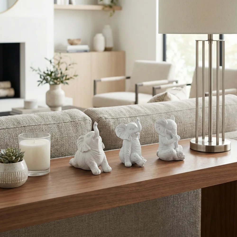 WALTONTON SET OF 3 WHITE DECOR 6 (IN)
