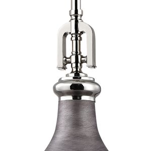 Rutherford 15'' Wide 1-Light Pendant - Weathered Zinc 3