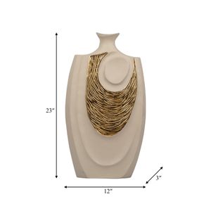 ARMONWAY GOLD VASE 23 (IN) 10
