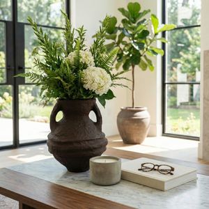 FERRIS BROWN VASE 15 (IN) 12