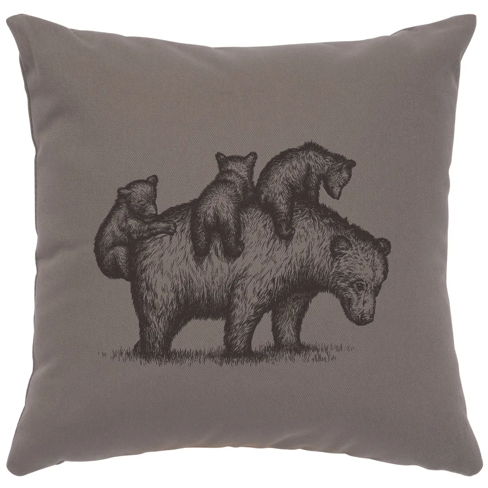 Image Pillow - Mama Bear - Cotton Chrome