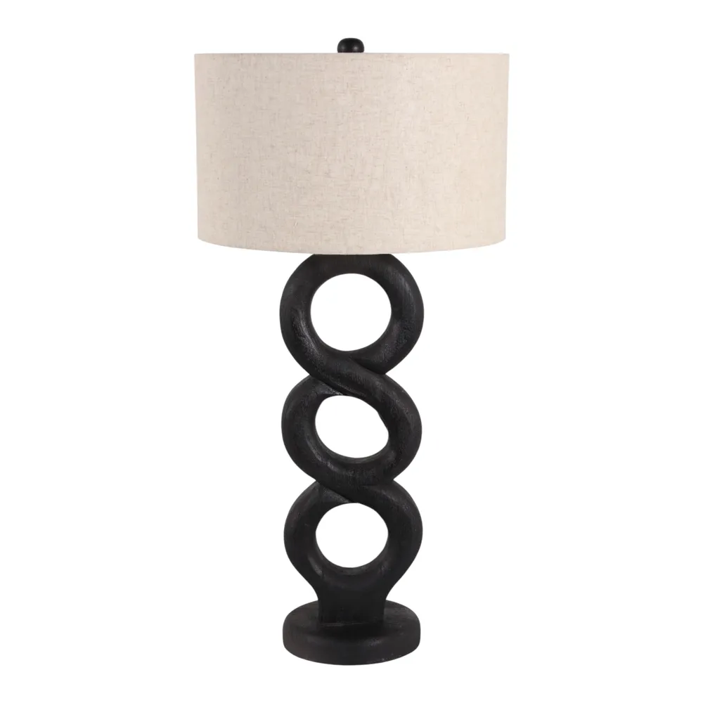 ISLEOAK BLACK LAMP 34 (IN)