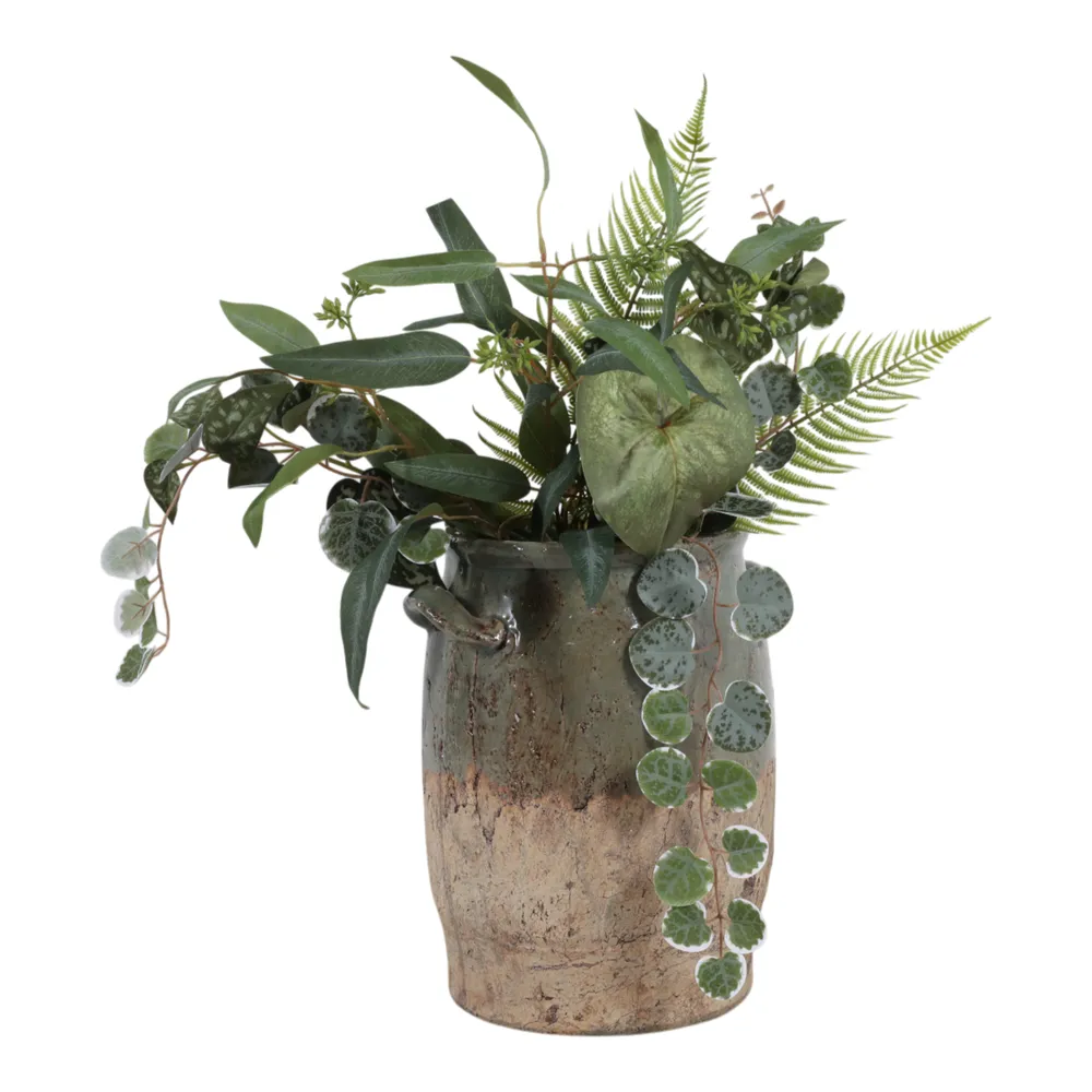 EVANDERWICK GREEN VASE 12 (IN)