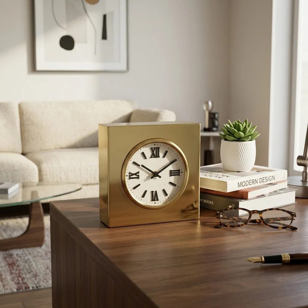 RYLANWOOD BLACK CLOCK 6 (IN)