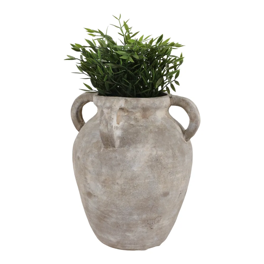 SKYELAKE GRAY VASE 12 (IN)