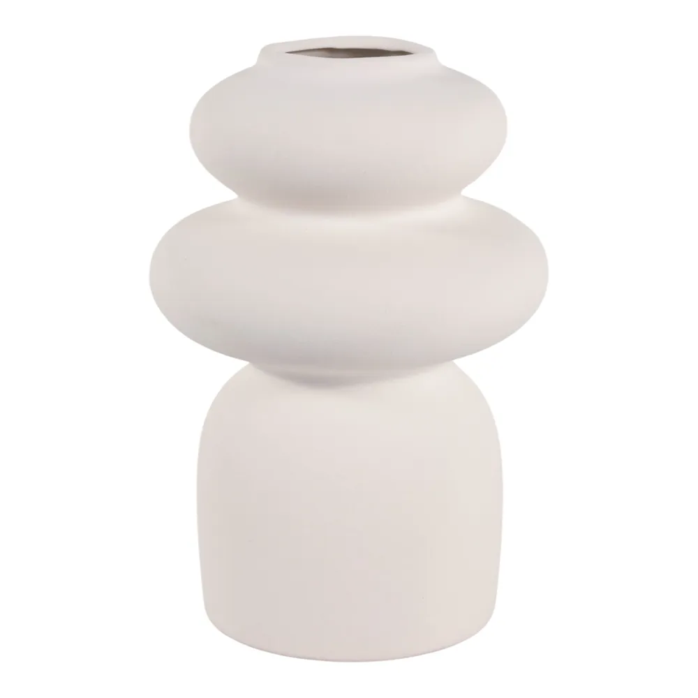 DUTTONDALE WHITE VASE 12 (IN)