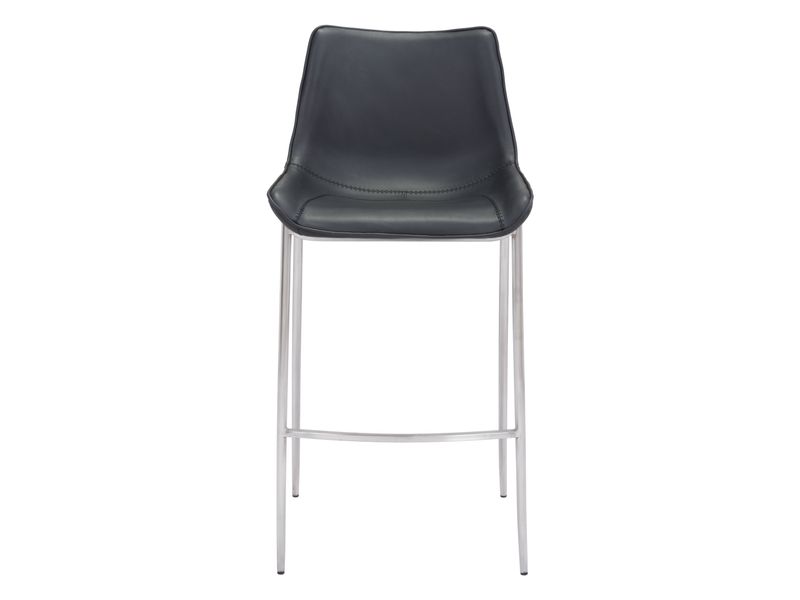 Magnus Barstool Black & Silver 4