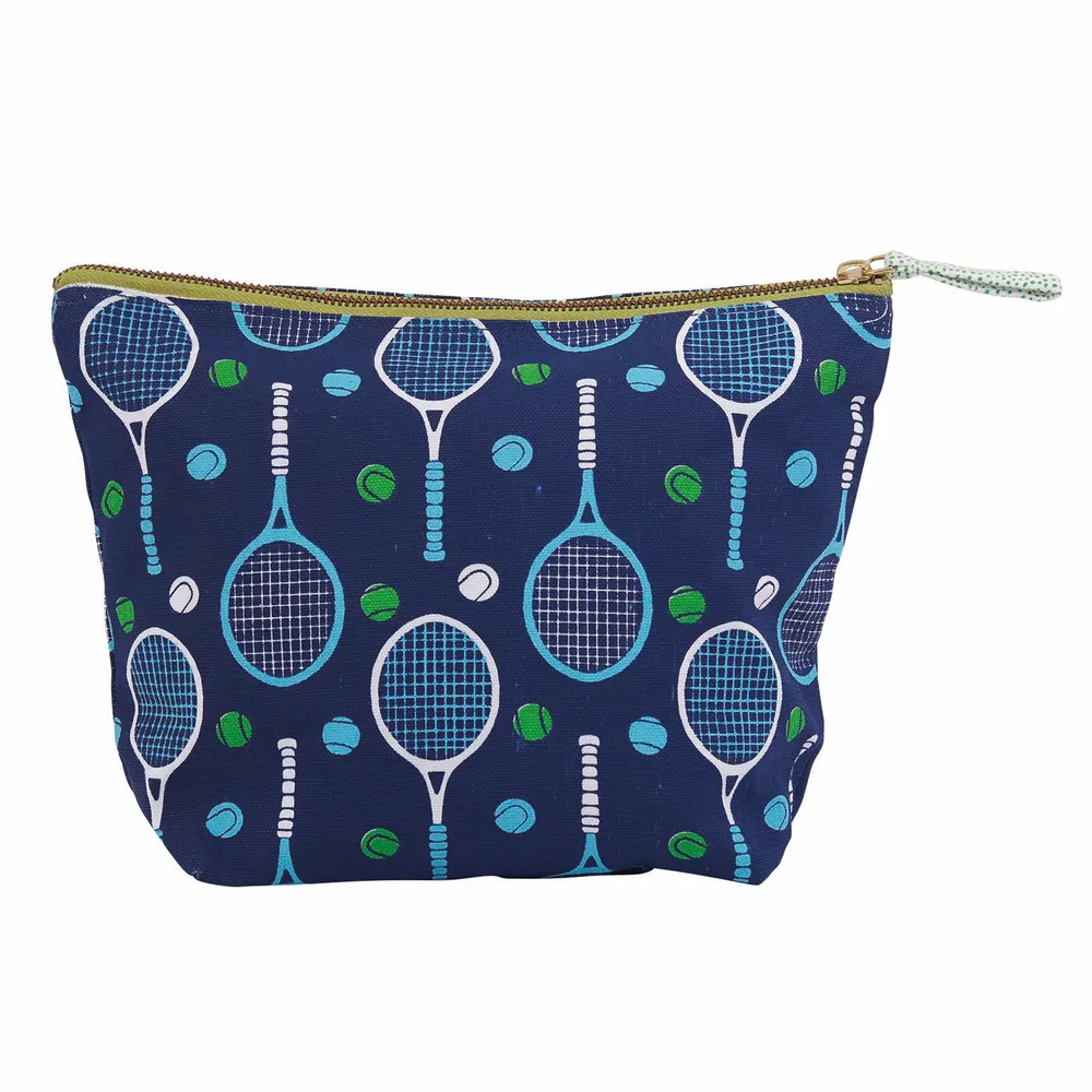 Tennis Large Essential Canvas Pouch