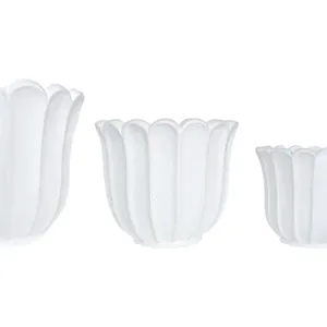 CASPERBROOK SET OF 3 WHITE PLANTER 13 (IN) 3
