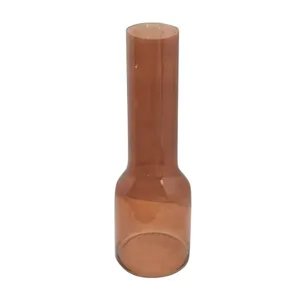 HOLLISBEACH BROWN GLASS VASE 20 (IN) 1