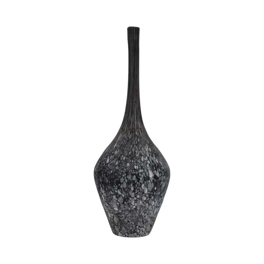 DOUGALROSE GRAY GLASS VASE 21 (IN)