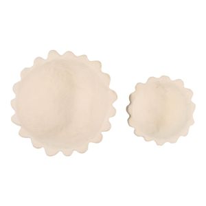 GLASTONRIDGE SET OF 2 IVORY BOWLS 6 (IN) 8