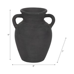 CARLINROSE BLACK VASE 10 (IN) 9