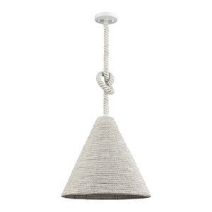 Air Loom 16.5'' Wide 1-Light Pendant - White 2