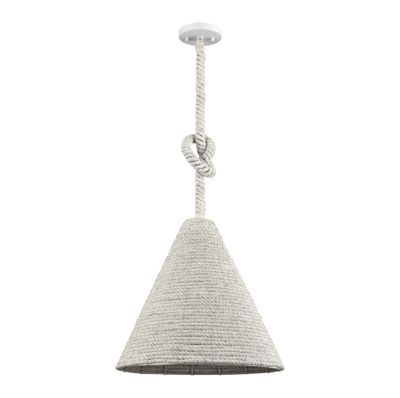 Air Loom 16.5″ Wide 1-Light Pendant - White
