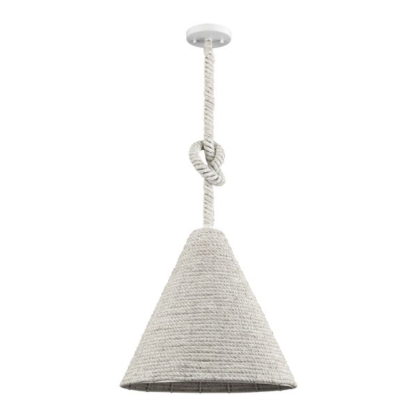 Air Loom 16.5'' Wide 1-Light Pendant - White