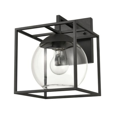 Cubed 11″ High 1-Light Outdoor Sconce - Charcoal