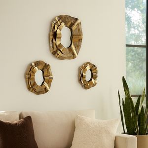 ASPENDALE SET OF 3 GOLD MIRRORS 3 (IN) 2