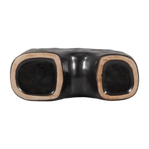 WELDONGROVE BLACK VASE 12 (IN) 8