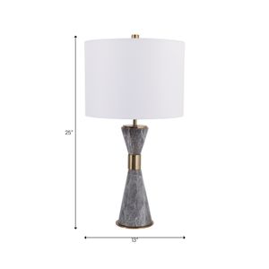 SAMSONGROVE GRAY LAMP 25 (IN) 7