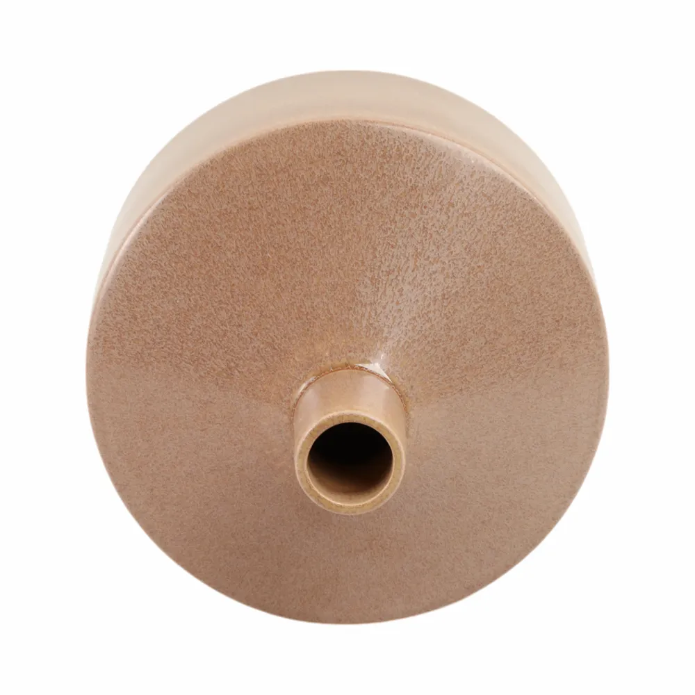ROCKMILL BROWN VASE 7 (IN)